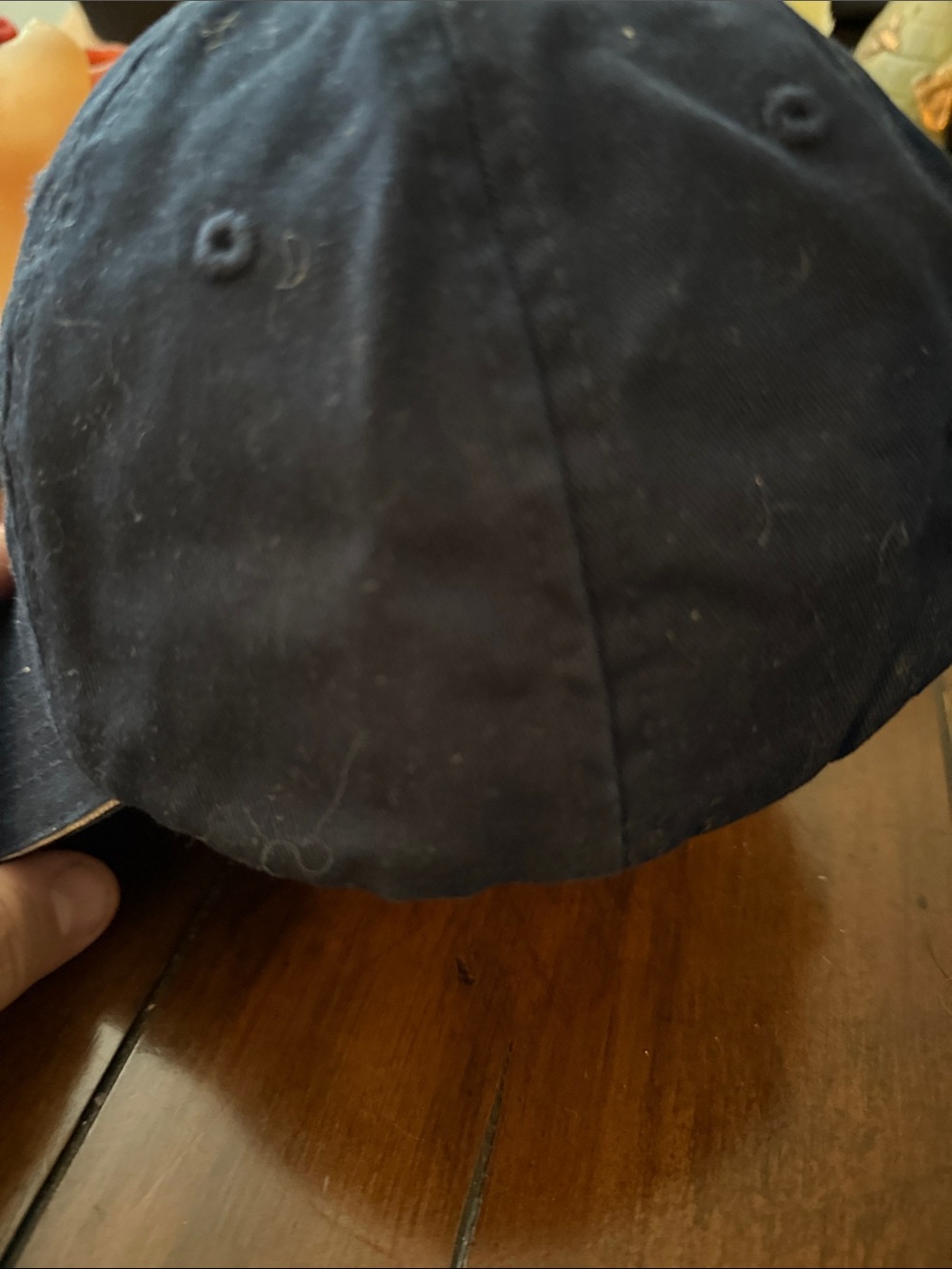Navy 'Power Tools' Embroidered Baseball Cap - Picture 2 of 4